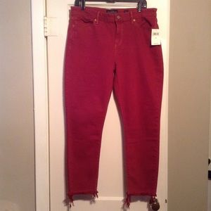 NWT Lucky maroon jeans